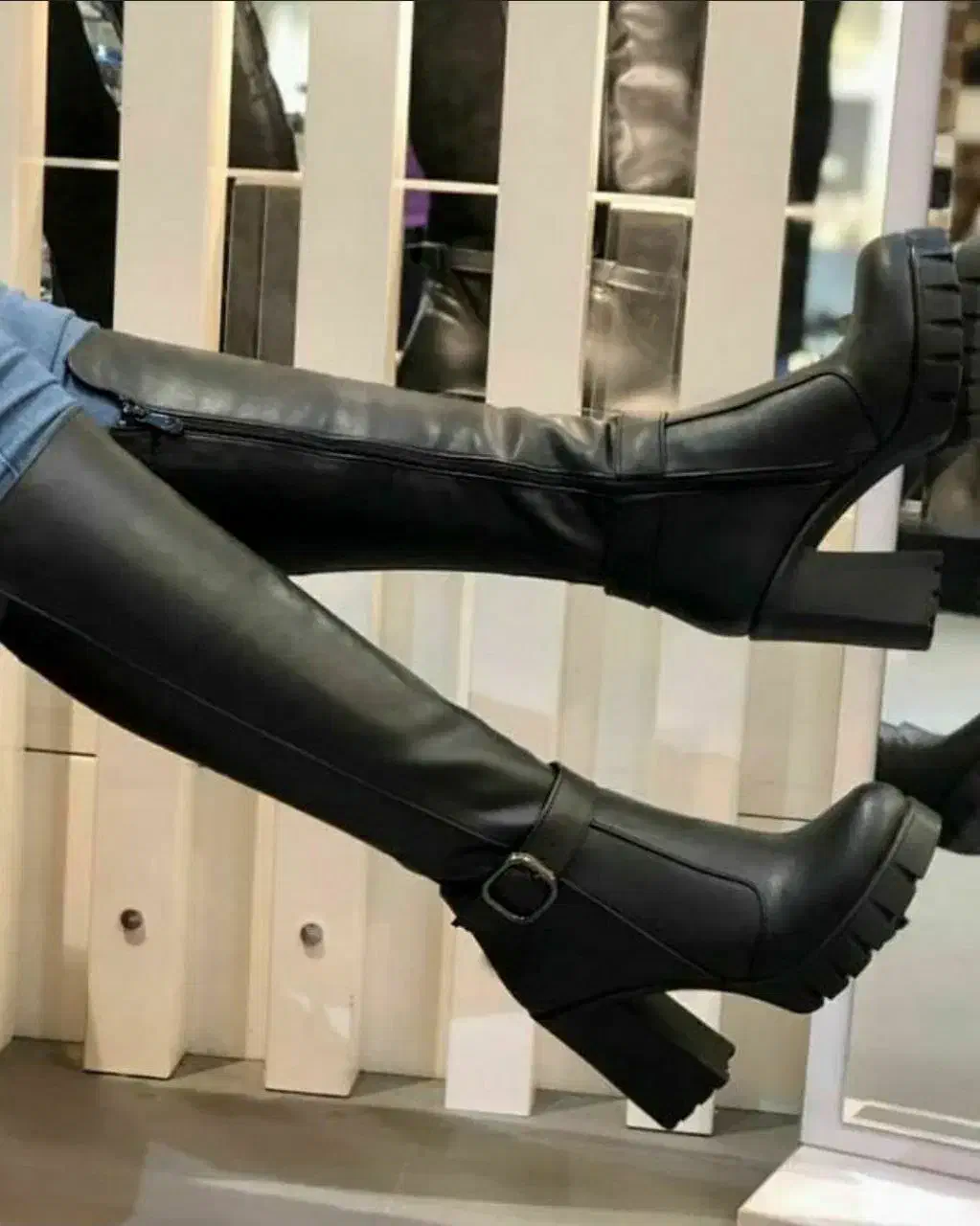 بوت ساق بلند،به قیمت تولیدی|کیف، کفش، کمربند|خمام, |دیوار