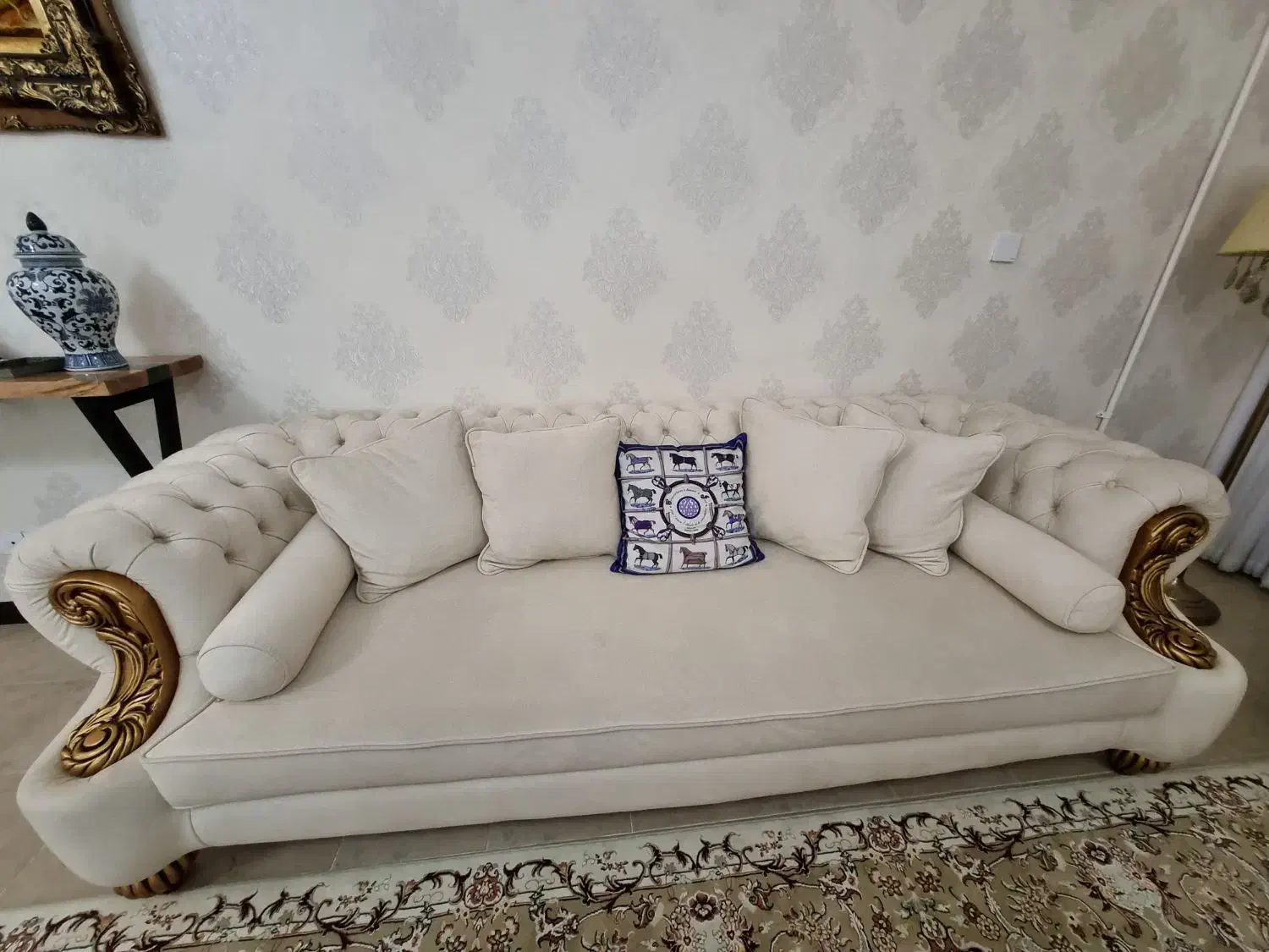 مبلمان سلطنتی چستر|مبلمان خانگی و میز عسلی|جم, |دیوار