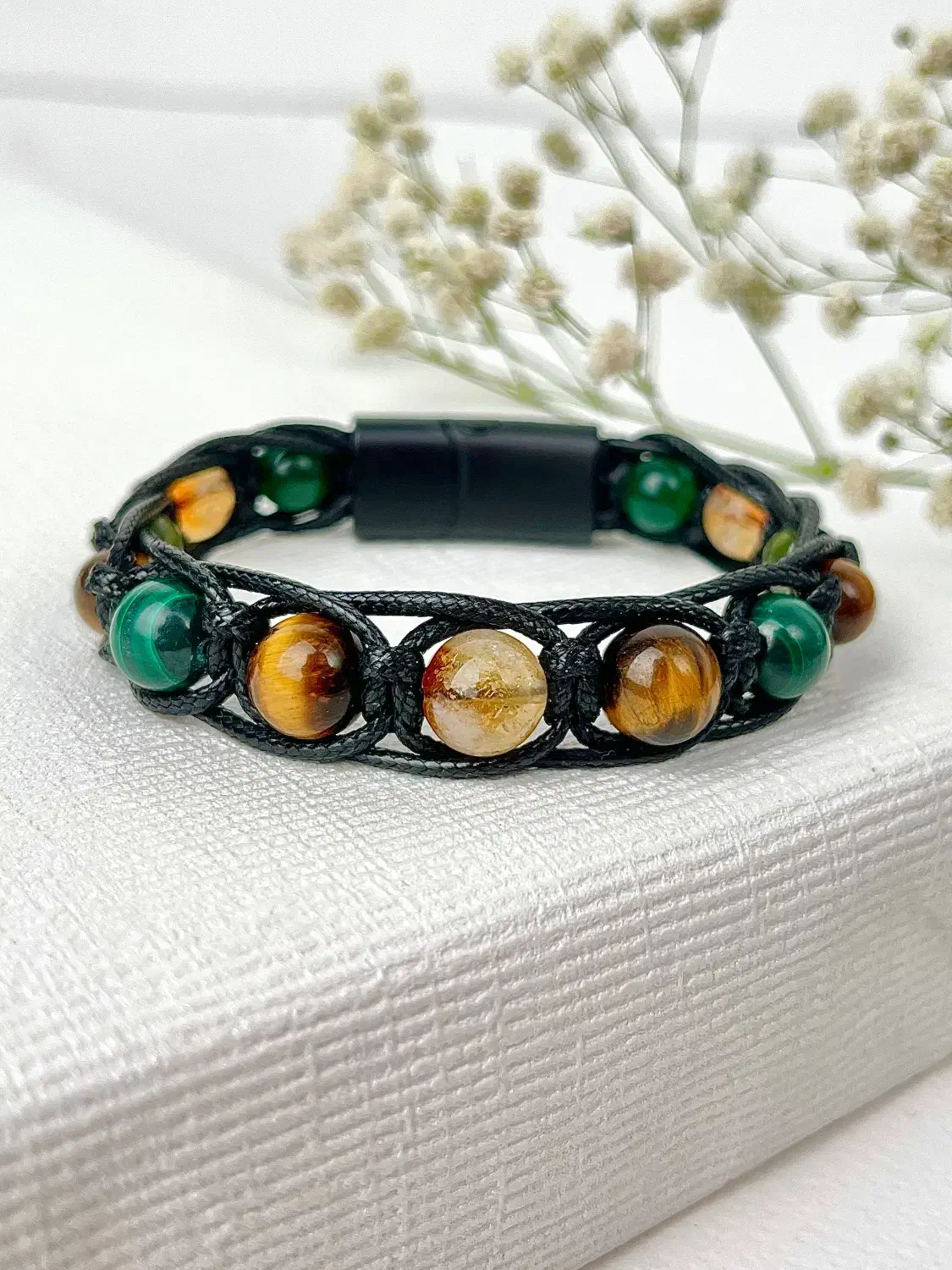 دستبند ۵ سنگ با سنگ اصل|جواهرات|بناب, |دیوار