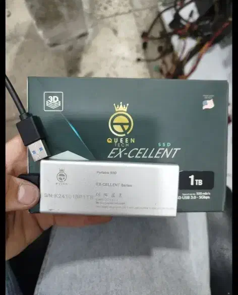 هارد اکسترنال 1 ترابایت SSD|قطعات و لوازم جانبی رایانه|ورامین, خیر آباد|دیوار