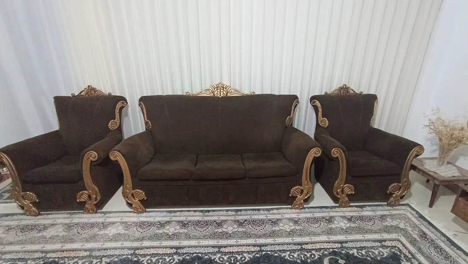 مبل راحتی 7نفره|مبلمان خانگی و میز عسلی|محمدیه-قزوین, |دیوار