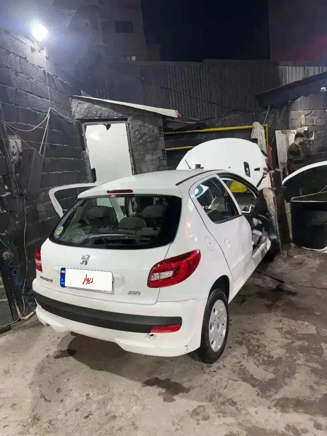 207 دنده سقف فلز 1403|خودرو سواری و وانت|رشت, دیلمان|دیوار