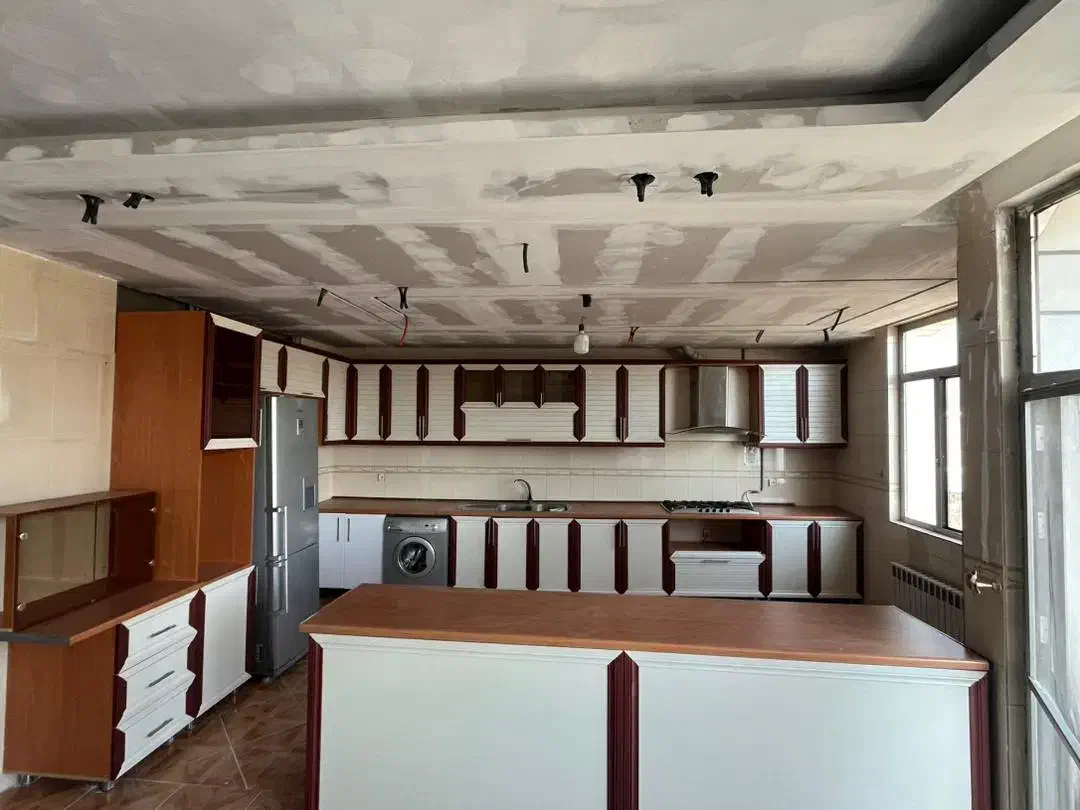 کابینت ام دی اف با سینگ و هود و گاز|مصالح و تجهیزات ساختمان|قزوین, |دیوار