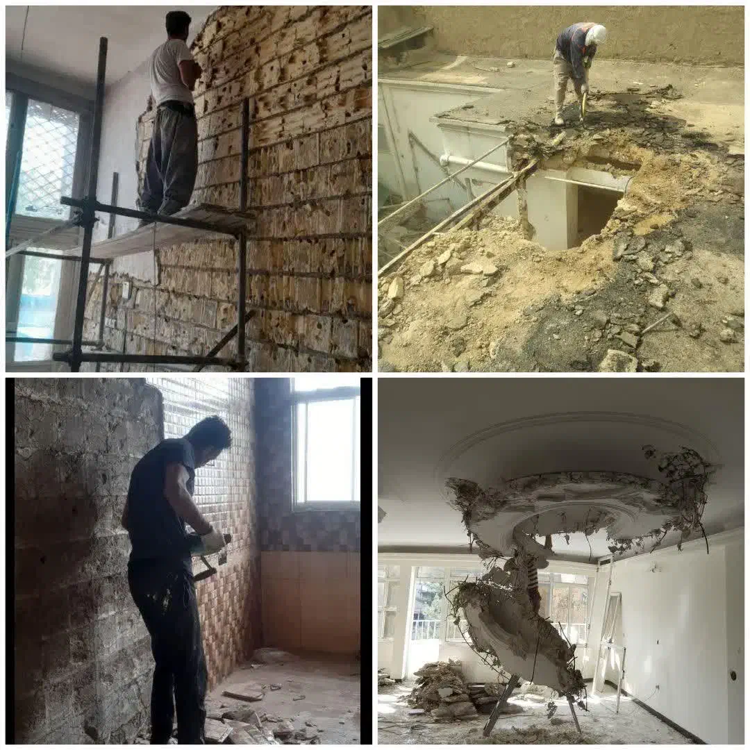 تخریب ساختمان صفر تا صد|خدمات پیشه و مهارت|قم, حنیف نژاد|دیوار