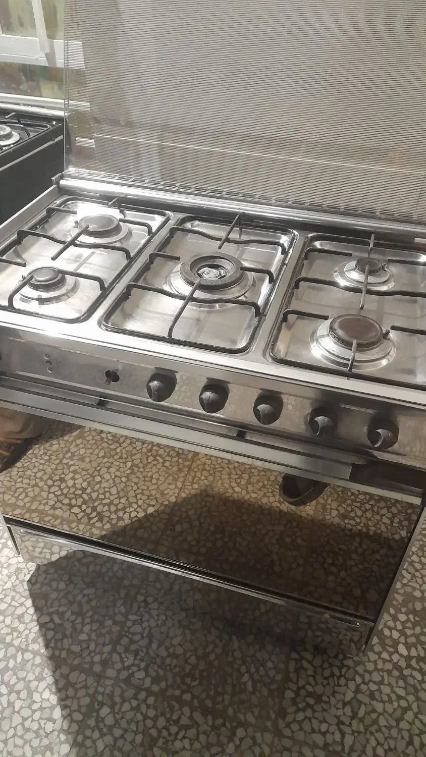 اجاق گاز فر دار تمام استیل در حد نو|اجاق گاز و لوازم برقی پختوپز|فسا, |دیوار