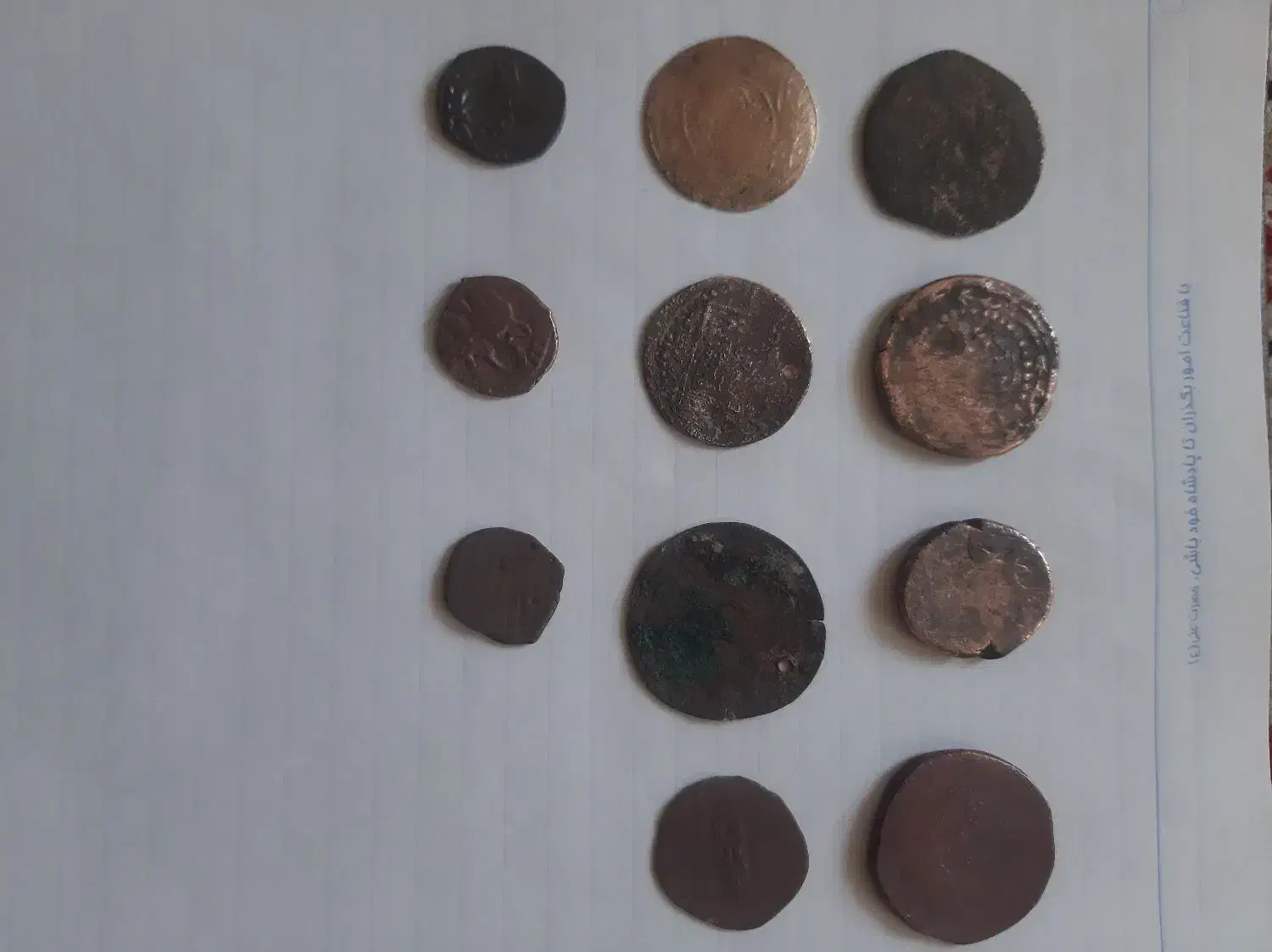 سکه های قاجاری مسی|کلکسیون سکه، تمبر، اسکناس|ایلام, |دیوار