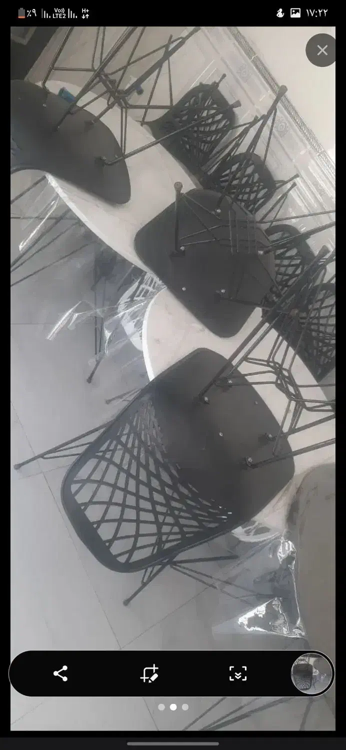 میز و صندلی ۴ نفره در حد نو یکماه کار|میز و صندلی غذاخوری|مشگین شهر, |دیوار