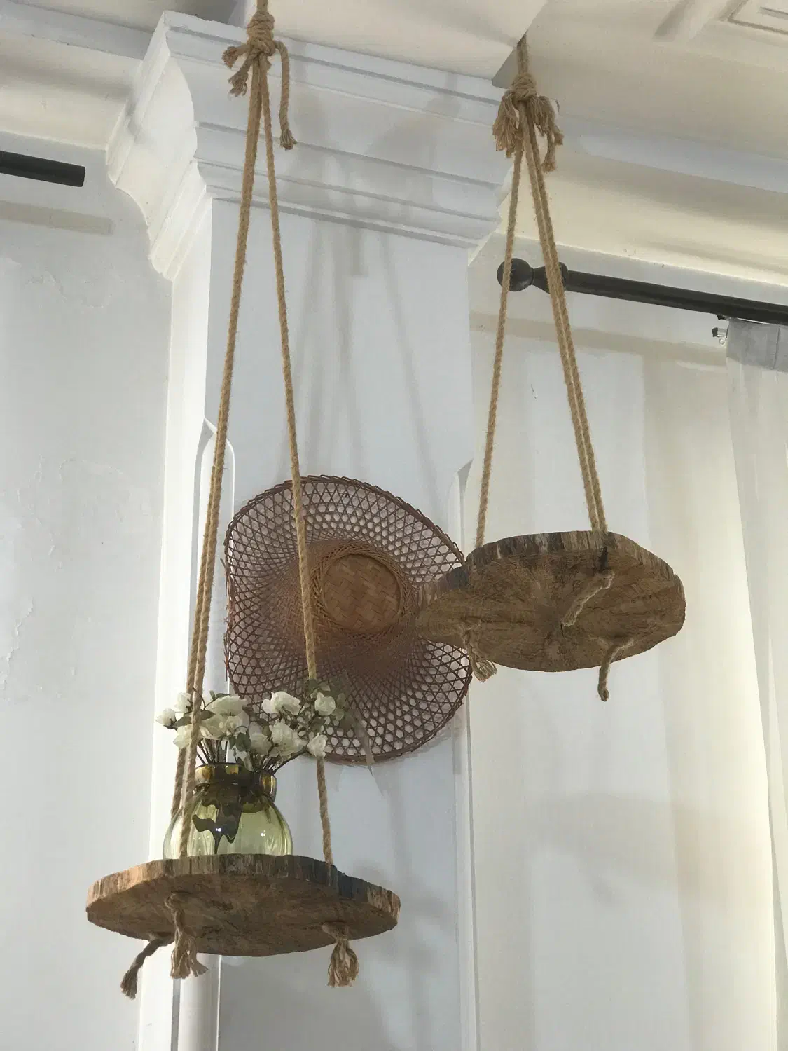 شلف اویز چوبی|کتابخانه، شلف، قفسههای دیواری|لاهیجان, کوی خزر|دیوار