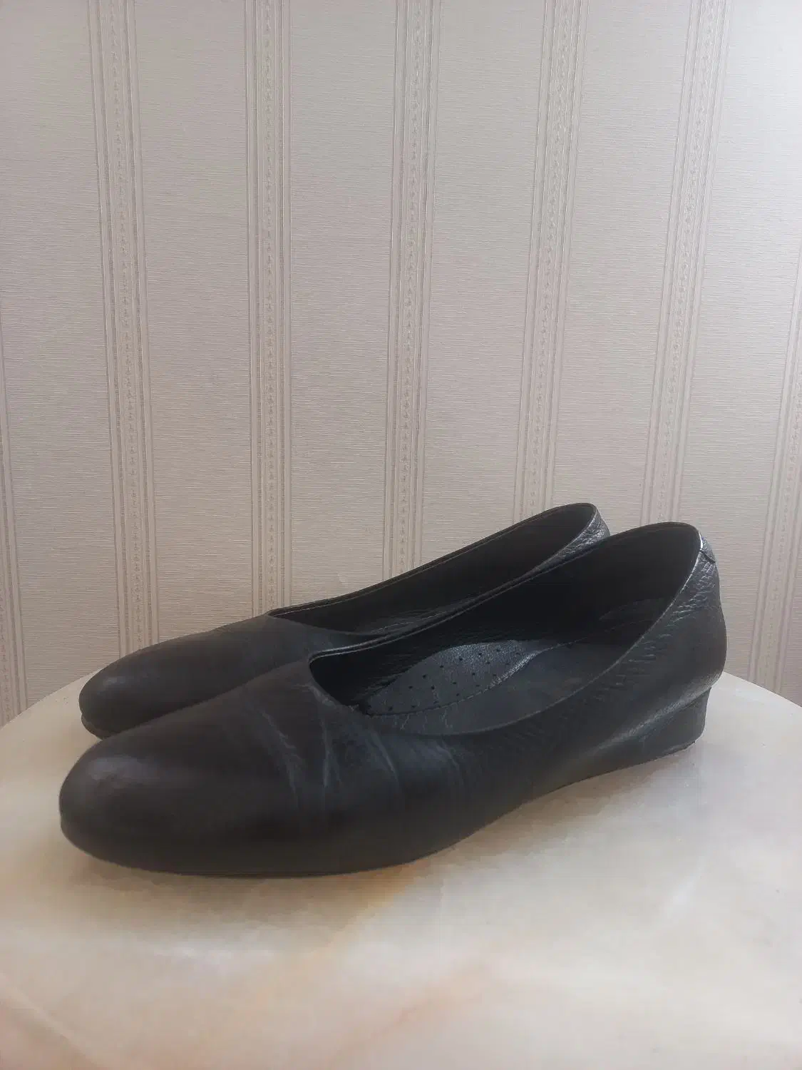 کفش طبی چرم مشکی ecco clarks با جعبه سایز ۳۹ ۴۰|کیف، کفش، کمربند|تهران, دبستان|دیوار