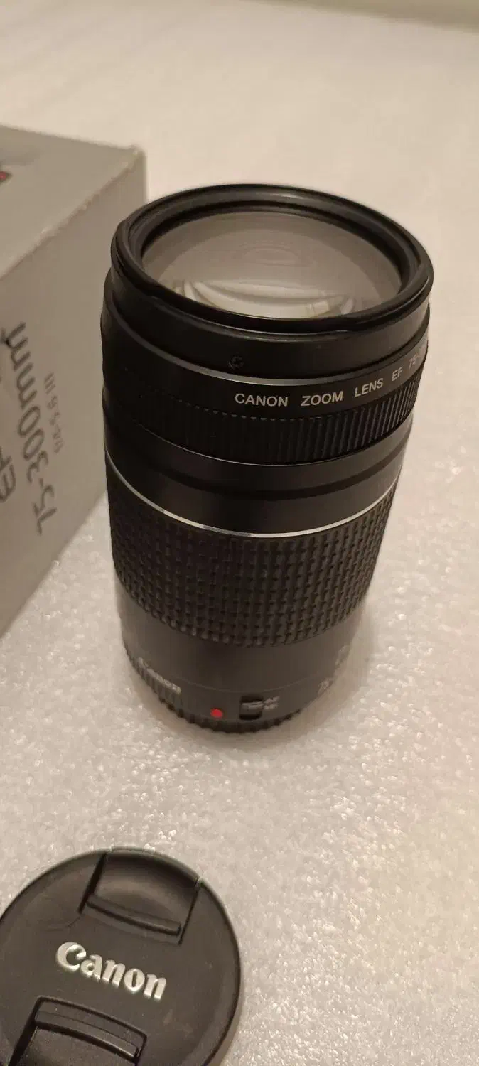 لنز ۳۰۰ ۷۵ کانن|دوربین عکاسی و فیلم‌برداری|تهران, صد دستگاه|دیوار