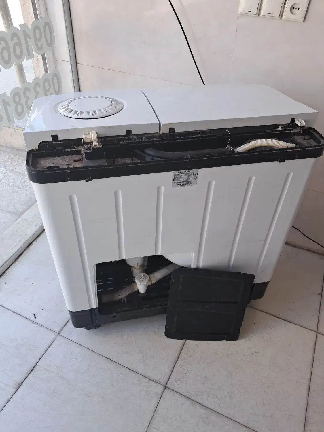 بدنه   خالی پاکشوما  ۱۵ کیلویی|ماشین لباسشویی و خشک‌کن لباس|اهواز, شریعتی جنوبی|دیوار