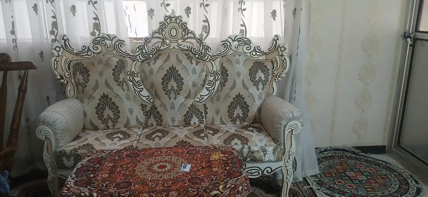 مبلمان ۷نفره|مبلمان خانگی و میز عسلی|زاهدان, |دیوار