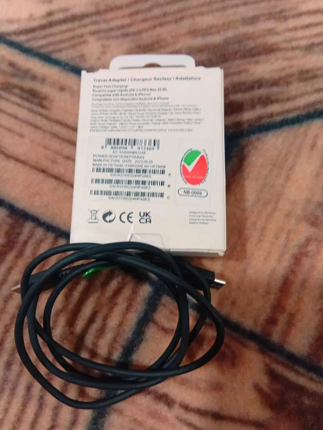 شارژ کن ۲۵ وات اصل شرکتی سامسونگ|لوازم جانبی موبایل و تبلت|مراغه, |دیوار