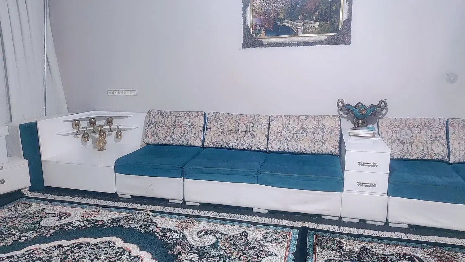 ست مبل هفت نفره راحتی مدل ال|مبلمان خانگی و میز عسلی|مشهد, اروند|دیوار