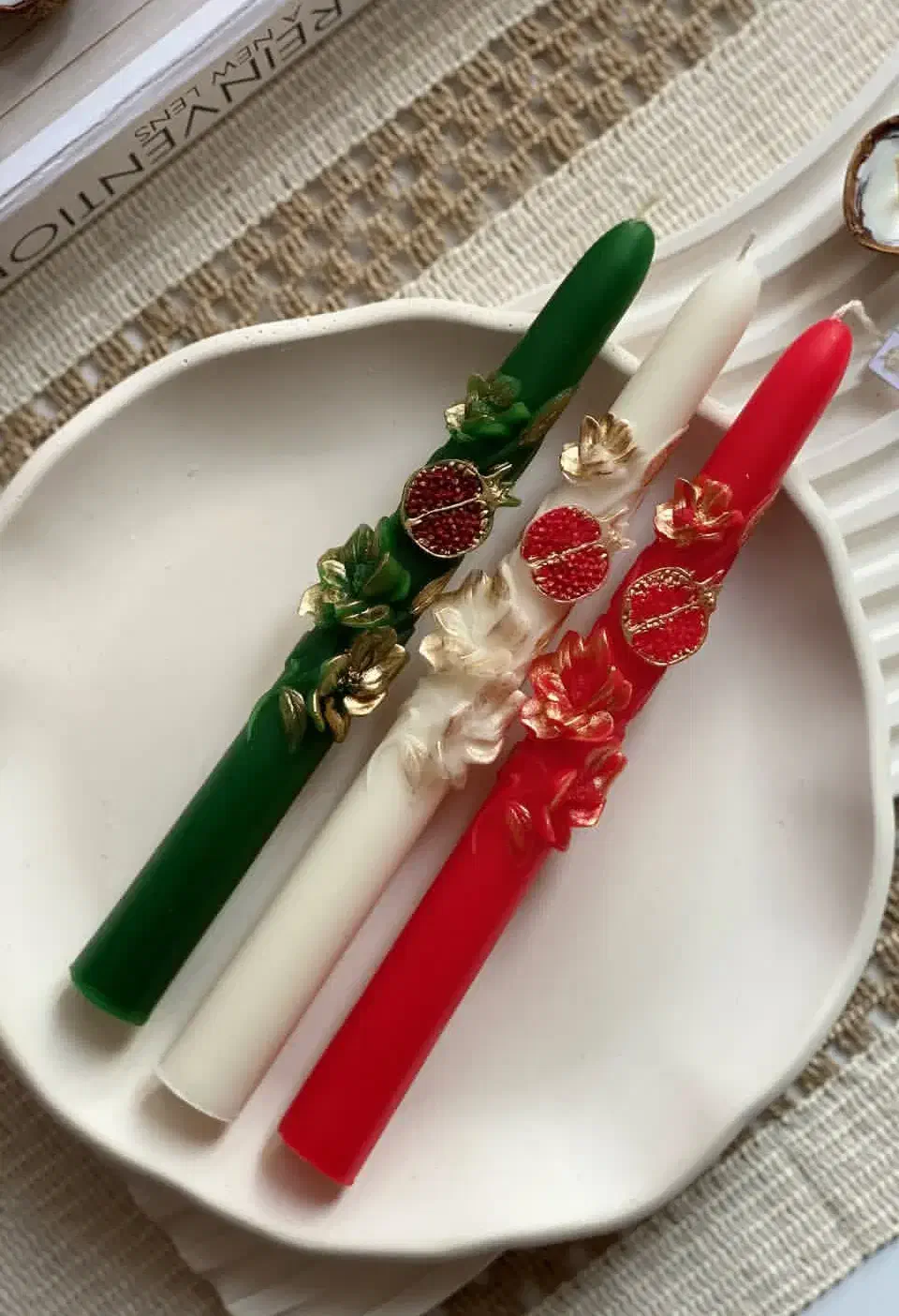 شمع یلدایی|صنایع دستی و سایر لوازم تزئینی|نوشین شهر, |دیوار