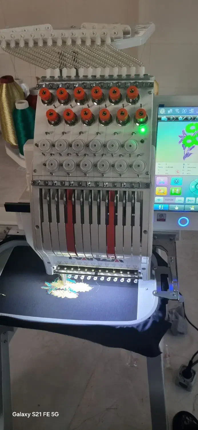 فرو چرخ گلدوزی کانزا ۱۲ سوزنه|چرخ خیاطی و ریسندگی|ننور, |دیوار