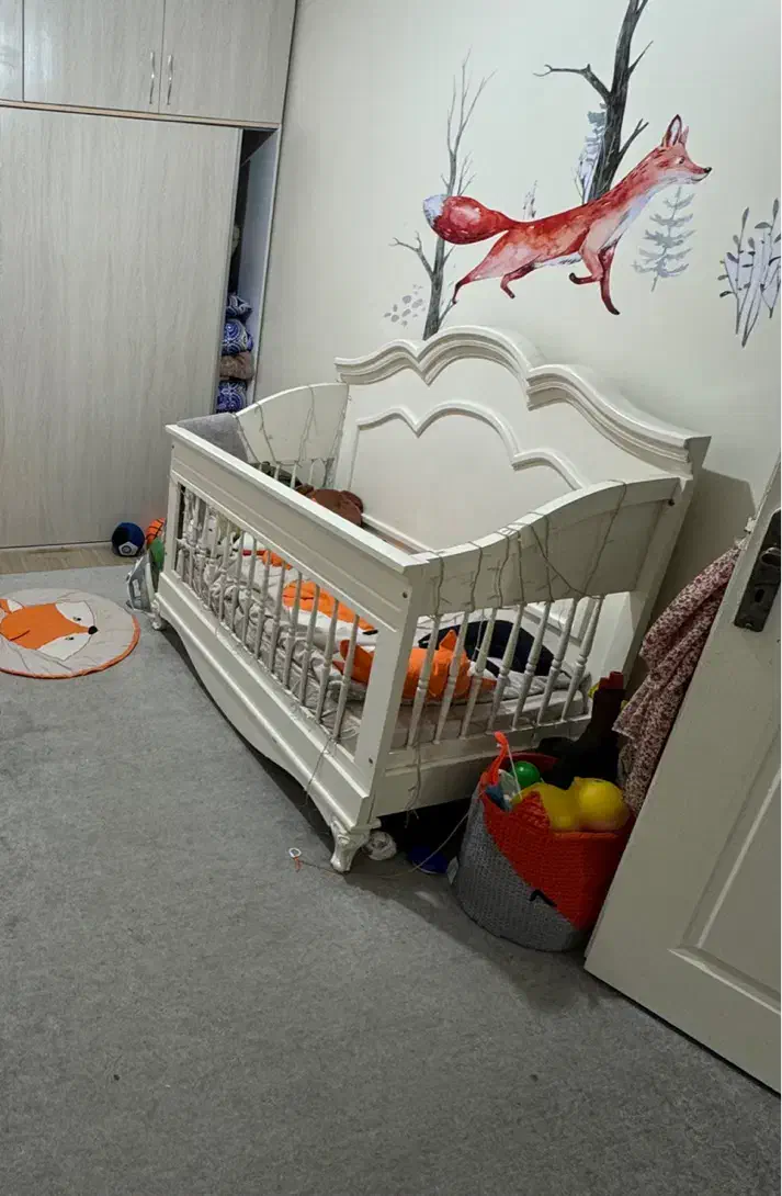 تخت تک نفره نوزاد با قابلیت تبدیل ب نوجوان|تخت و سرویس خواب|ری, ظهیرآباد|دیوار