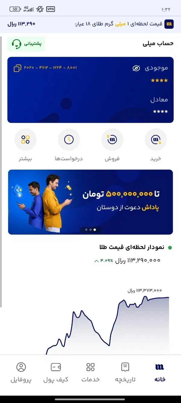 (میلی)ثبت نام کن و ۵ میل طلا هدیه بگیر|کارت هدیه و تخفیف|شادگان, |دیوار