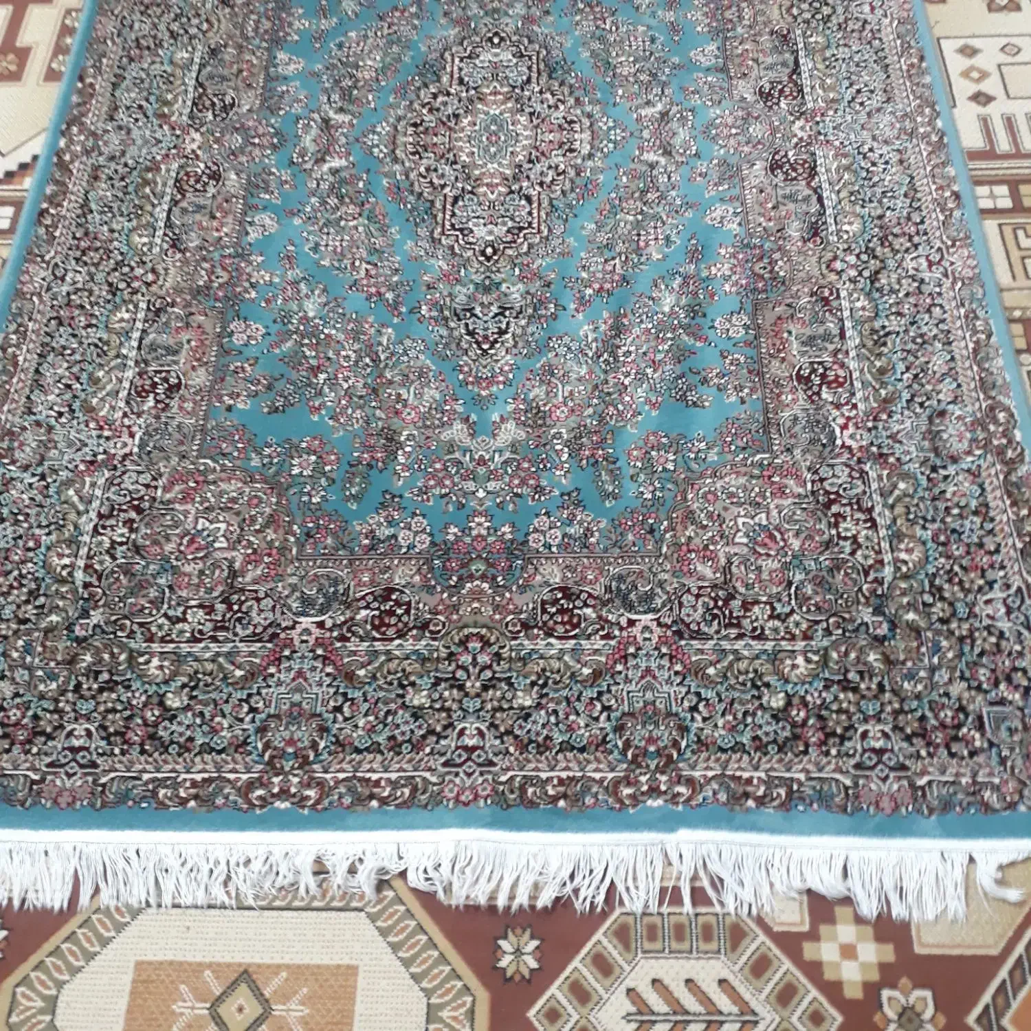 قالی۶متریالماسکویر×۱/۵در۴|فرش|زرند, |دیوار