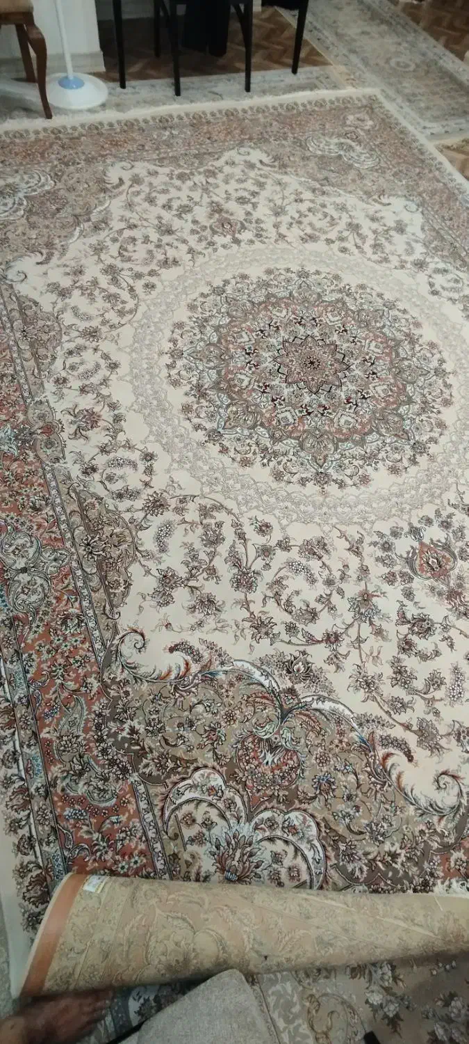 فرش 12 متری زمرد مشهد|فرش|آستانه اشرفیه, |دیوار