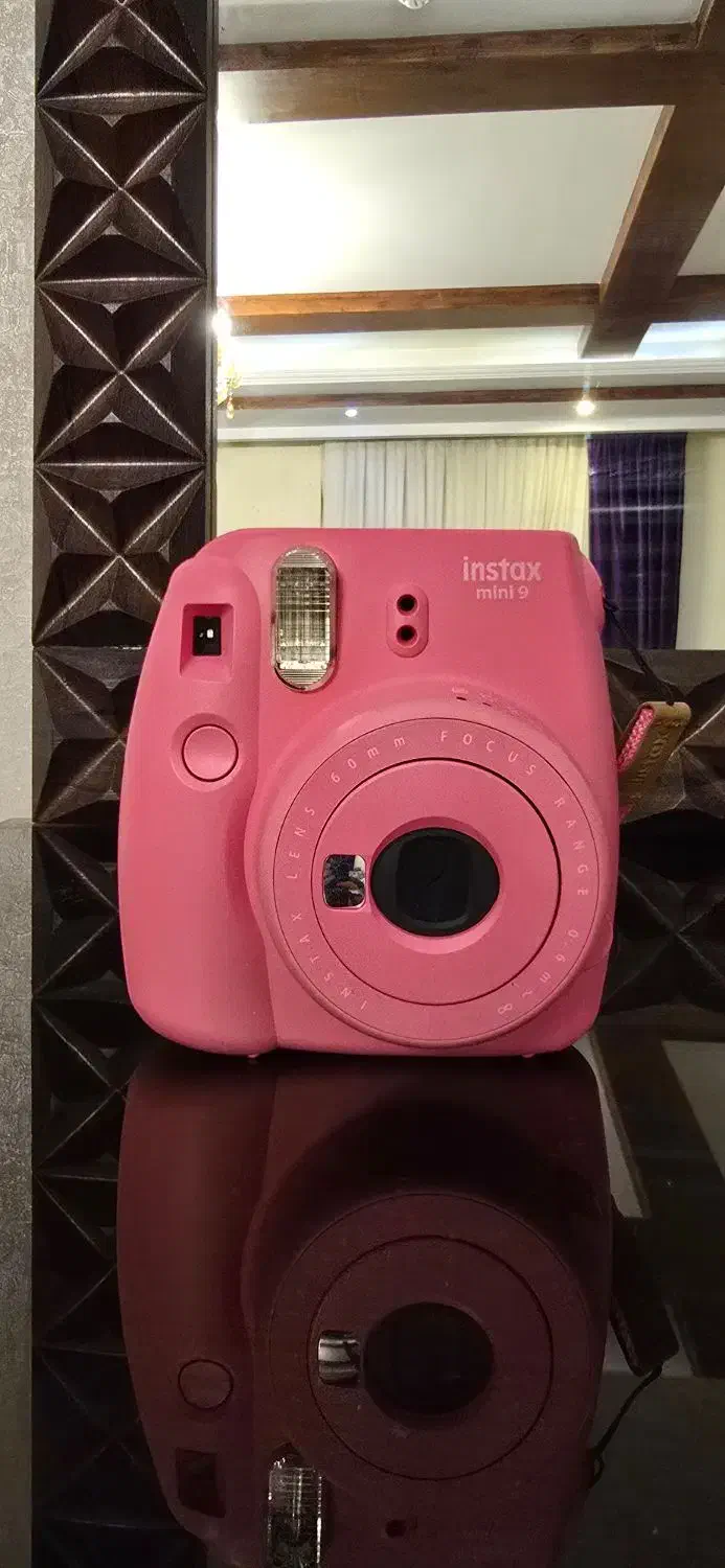 دوربین چاپ سریع Fujifilm Instax Mini 9 صورتی|دوربین عکاسی و فیلم‌برداری|تهران, سازمان برنامه شمالی|دیوار