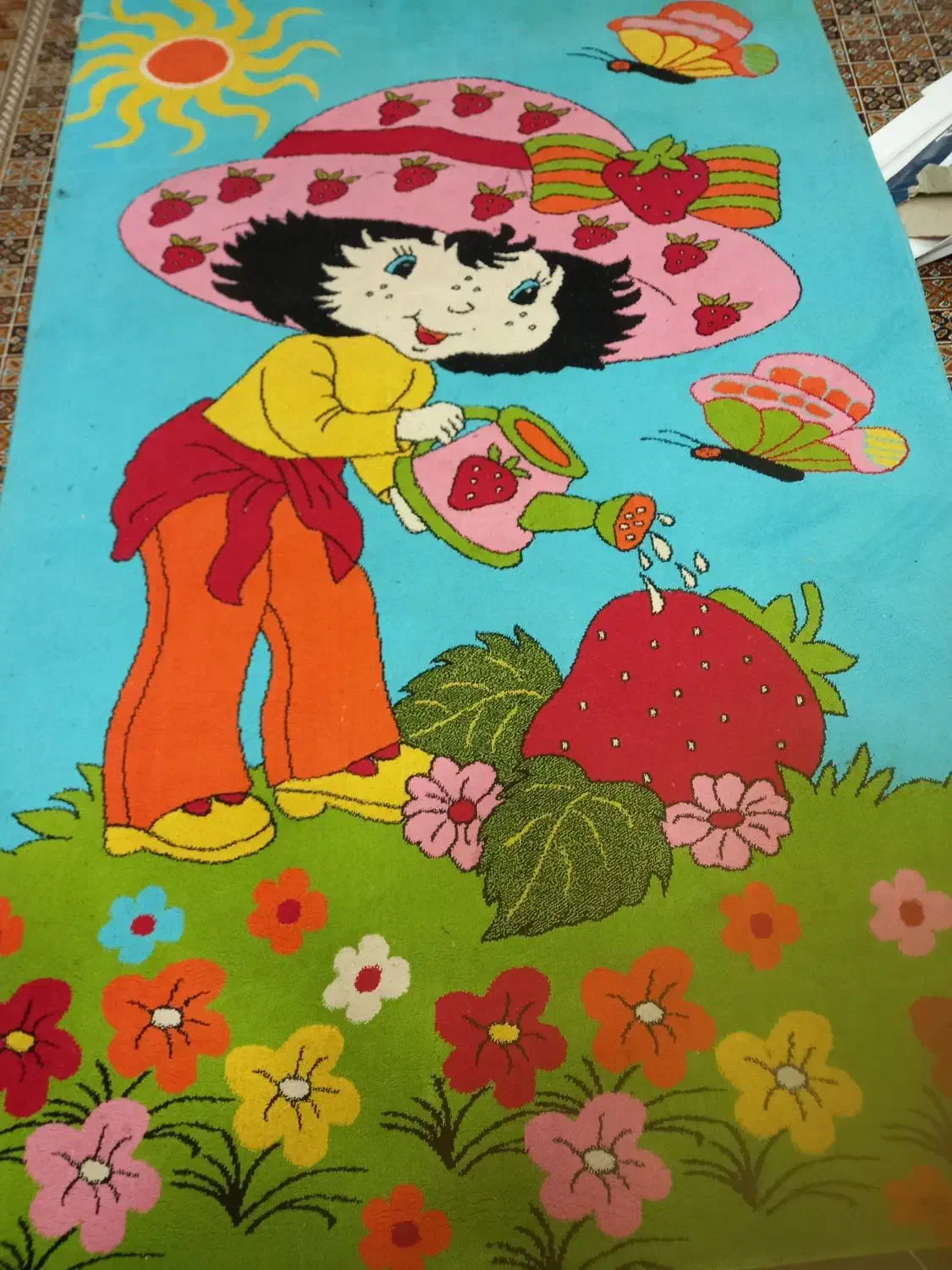 فرش|فرش|قائن, |دیوار