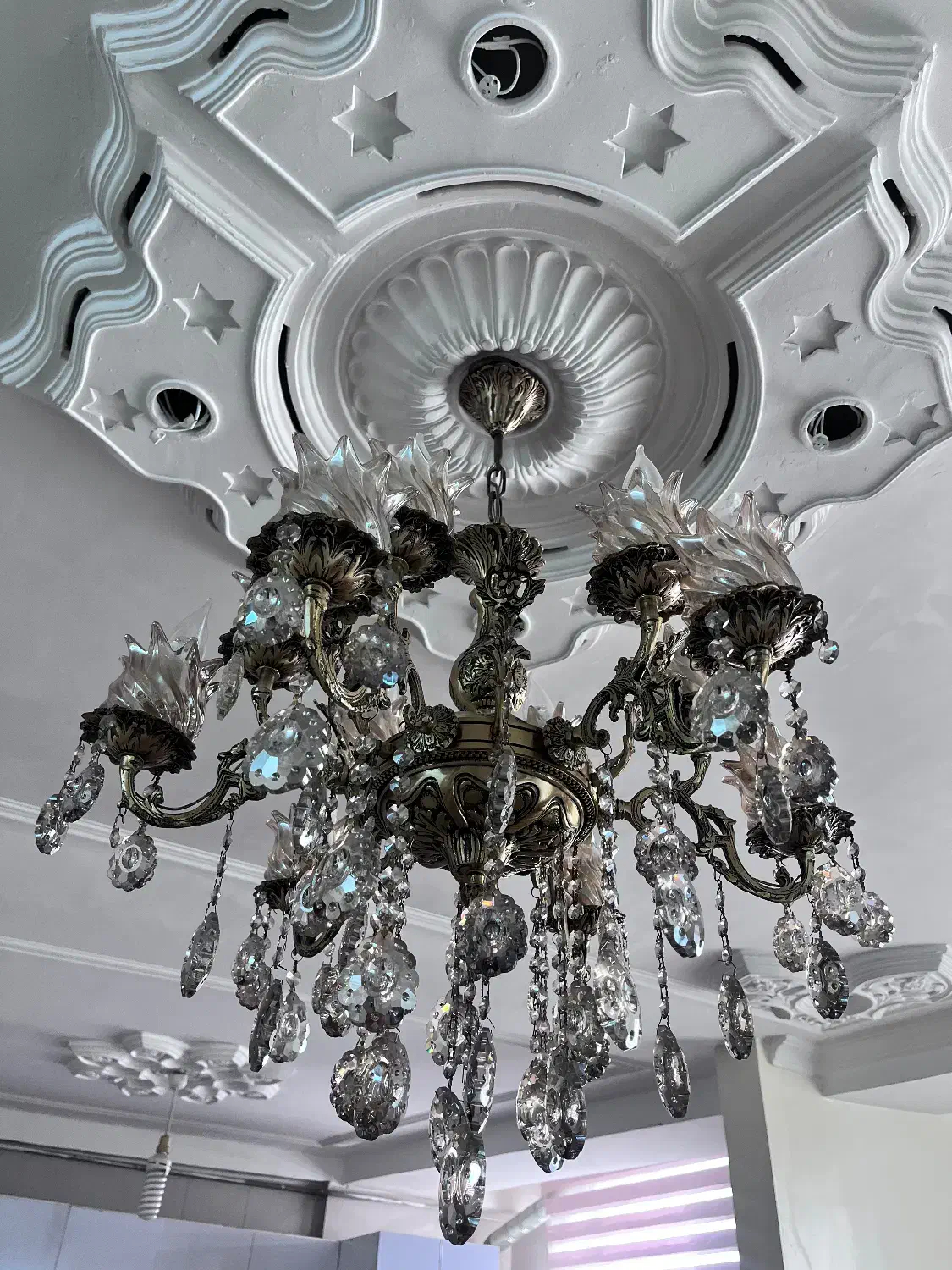 لوستر ۶شاخه ۱۲شعله|لوستر و چراغ آویز|شاهرود, |دیوار