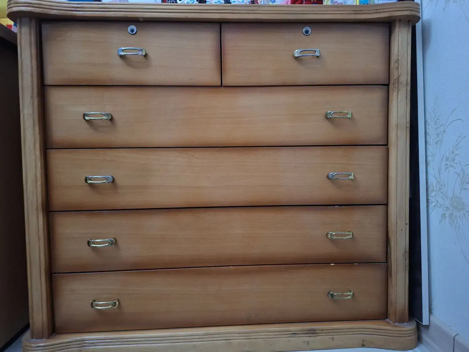 دراور چوبی|جاکفشی، کمد، دراور|کرمانشاه, |دیوار