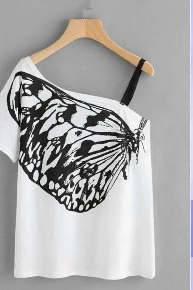 تیشرت رومی پروانه|لباس|آبیک, |دیوار