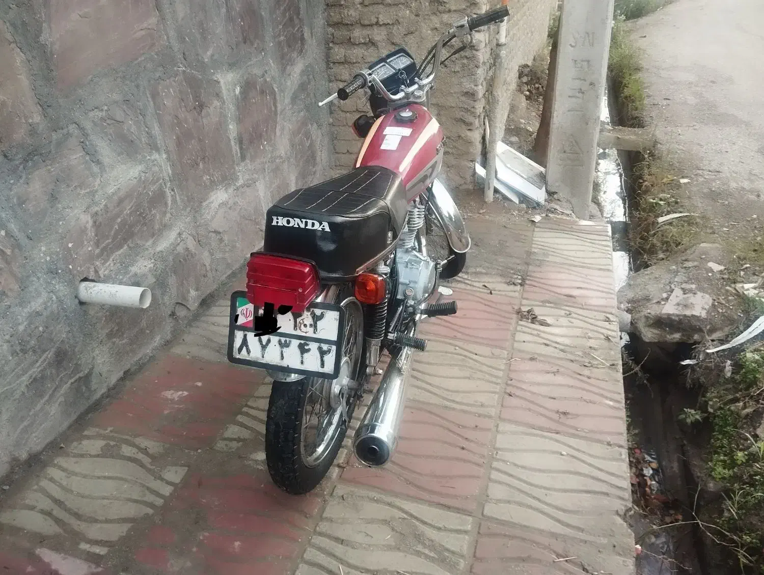 هندا ۱۲۵|موتورسیکلت|گنبد کاووس, |دیوار