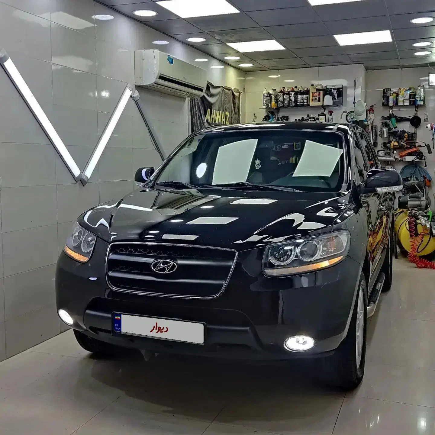 سانتافه مشکی 2009|خودرو سواری و وانت|اهواز, شهرک دانشگاه|دیوار