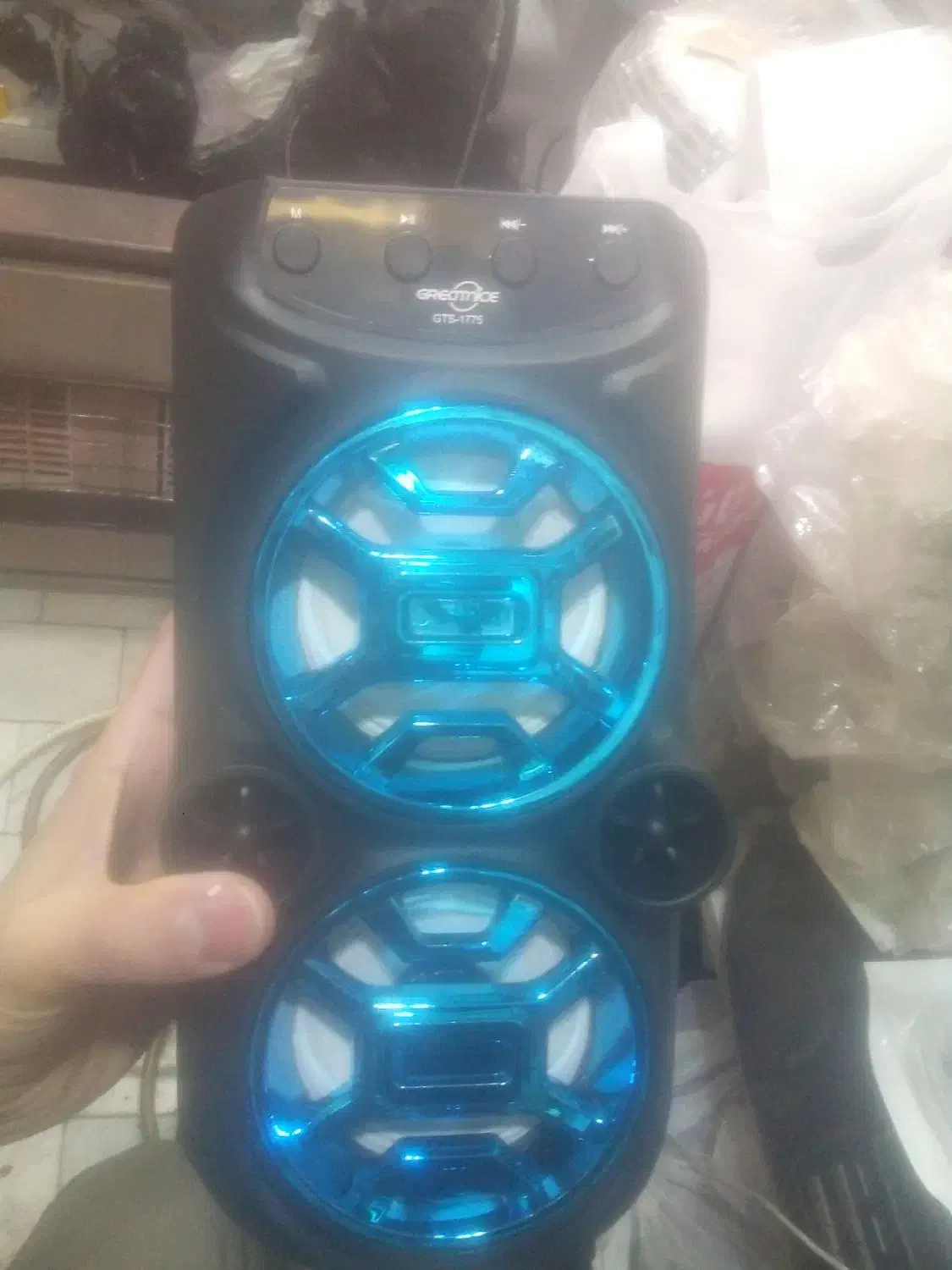 اسپیکر دوقلو رینگی میکروفونی حراج|سیستم صوتی خانگی|مشهد, آیت الله کاشانی|دیوار