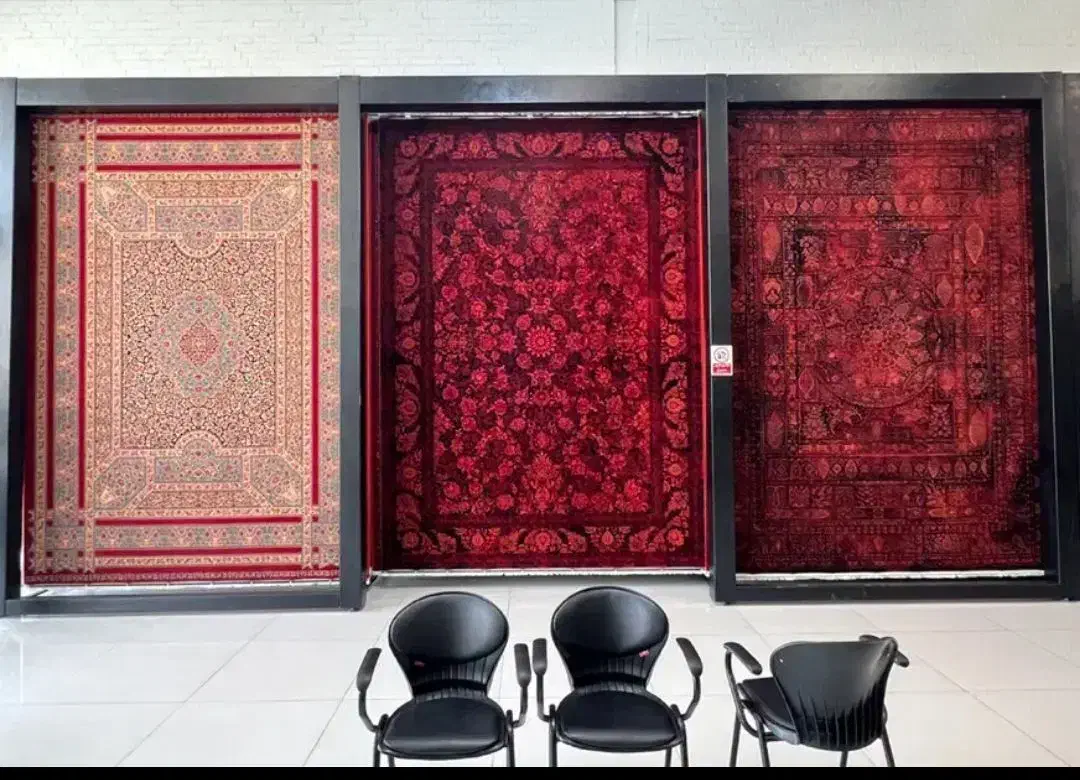 فرش++ طراحی قجری مد روز با تخفیف تولیدی آقای کارگر|فرش|بوشهر, |دیوار