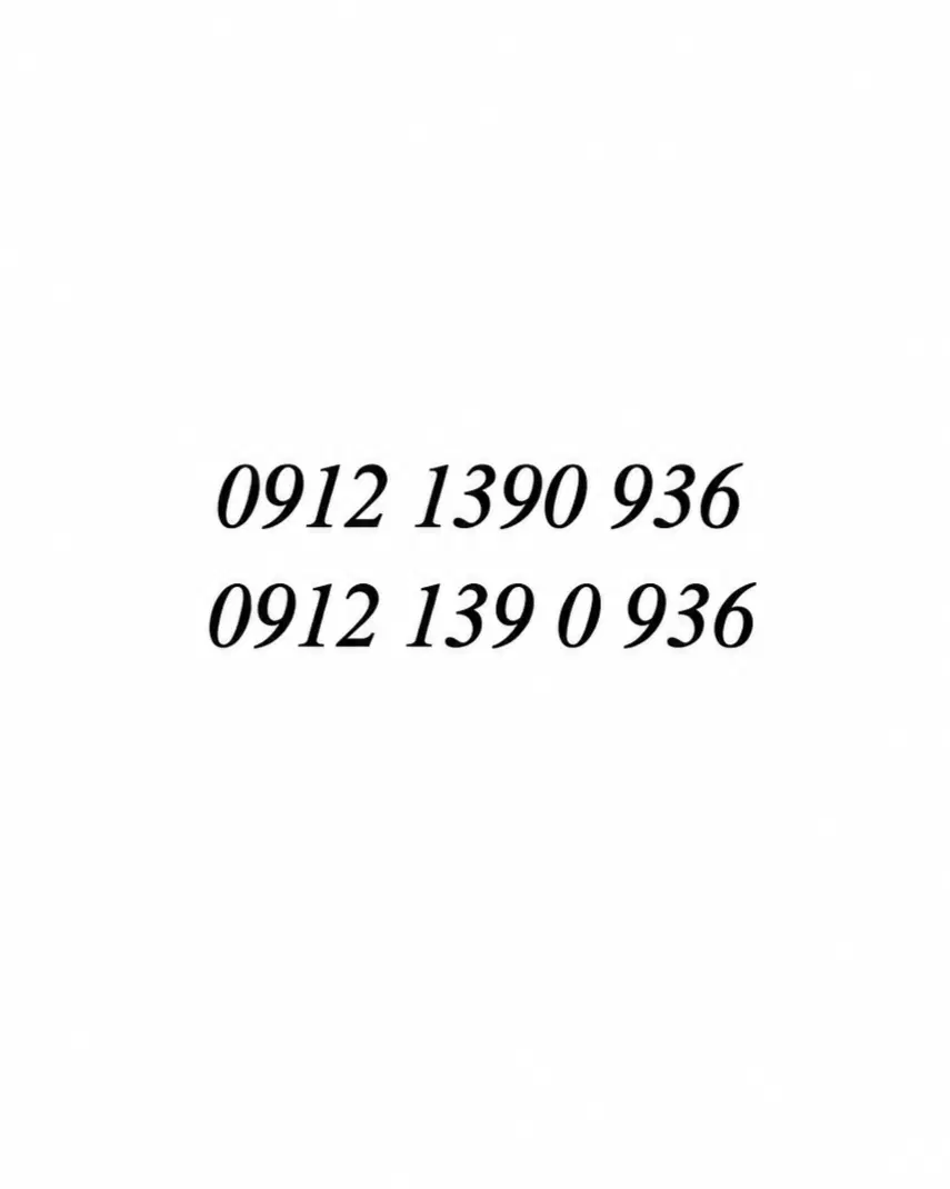 0912.1390.936|سیم‌کارت|تهران, پاسداران|دیوار