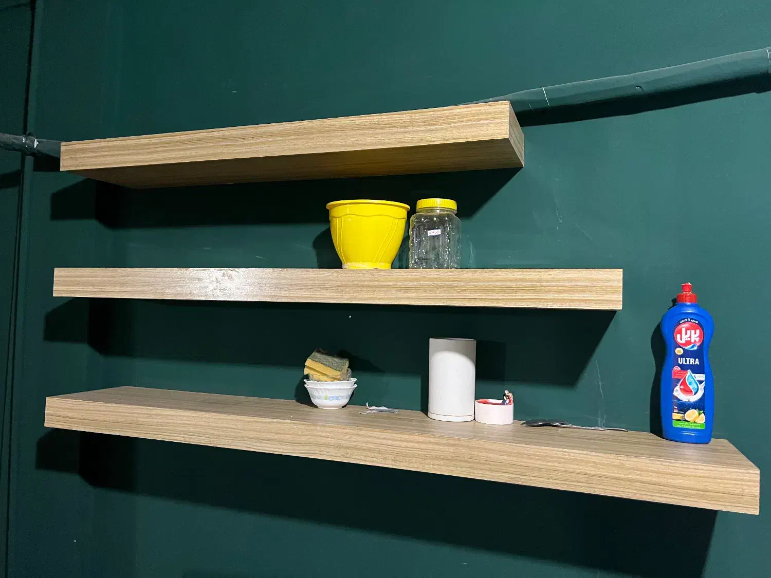 شلف چوبی|کتابخانه، شلف، قفسههای دیواری|ساری, |دیوار