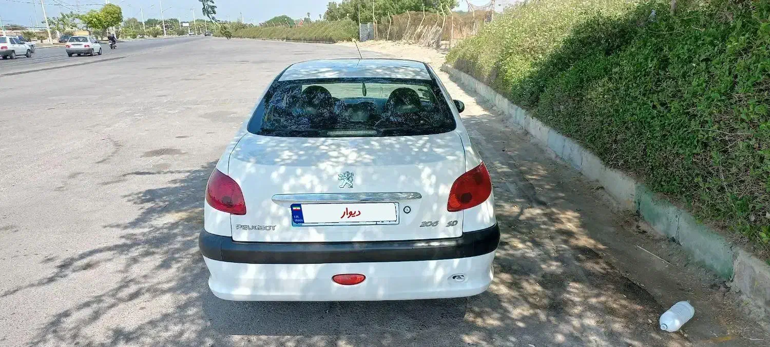 پژو ۲۰۶ SD تیپ ۵ V10 مدل۱۳۸۷ دوگانه شرکتی|خودرو سواری و وانت|بوشهر, |دیوار