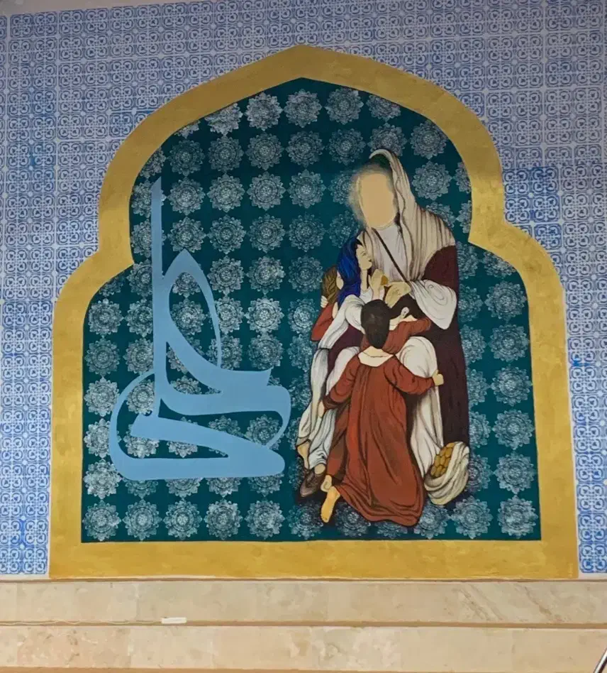 نقاشی پتینه میکرو سمنت|تابلو، نقاشی، عکس|آشخانه, |دیوار