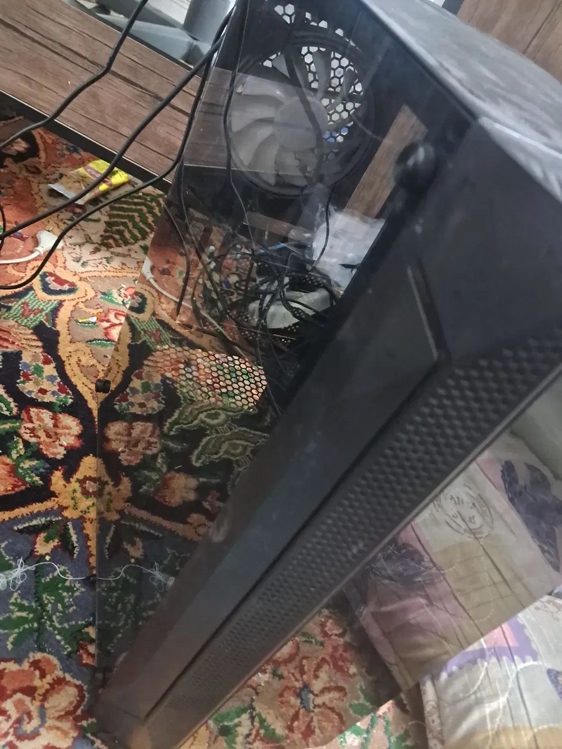 قاب کیس کامپیوتر rgb|قطعات و لوازم جانبی رایانه|قم, خاکفرج|دیوار