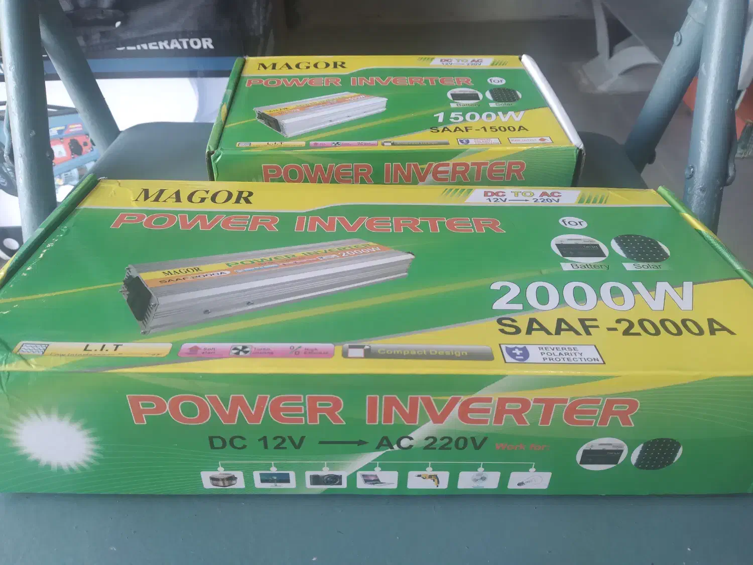 اینورتر های ۱۵۰۰ و ۲۰۰۰ وات شبه سینوسی|ابزارآلات|رشت, لاکان شهر|دیوار