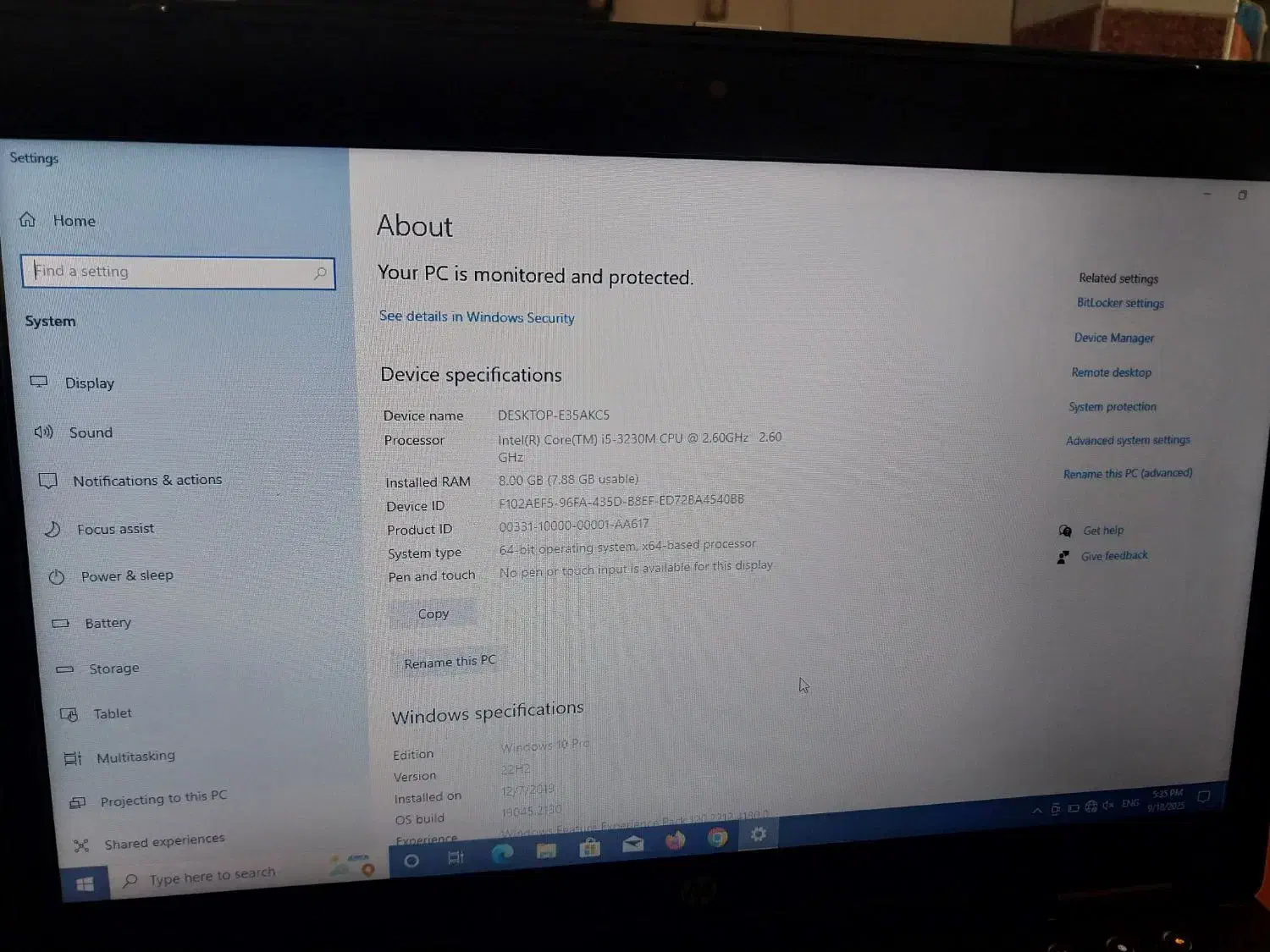 لپتاپ hp pro book 6470b|رایانه همراه|قم, ناصردیوان|دیوار