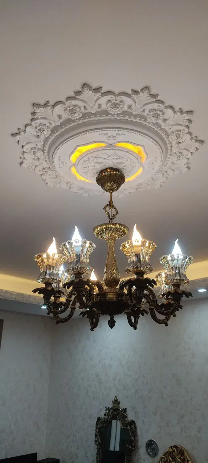 لوستربرنزی|لوستر و چراغ آویز|تبریز, |دیوار