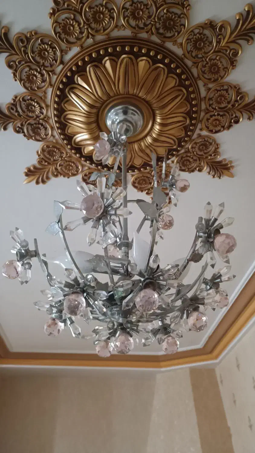 لوستر کریستالی|لوستر و چراغ آویز|گرگان, |دیوار