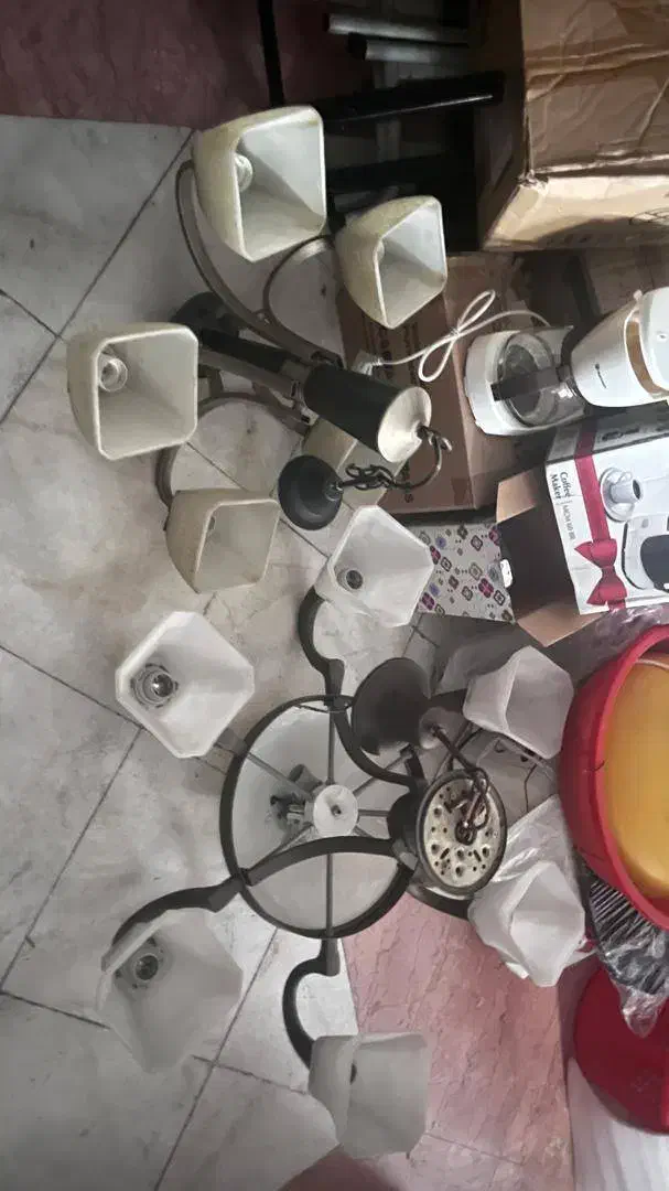 4 عدد لوستر|لوستر و چراغ آویز|تهران, زرگنده|دیوار