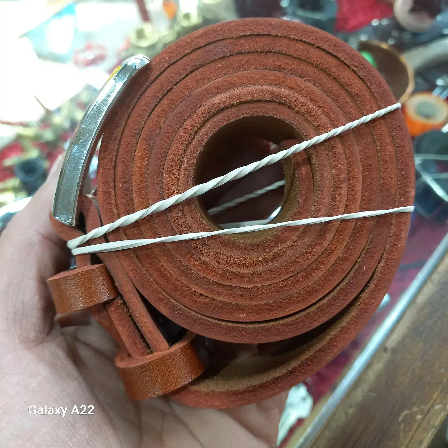 کمربند چرم گاومیش|کیف، کفش، کمربند|بجنورد, |دیوار