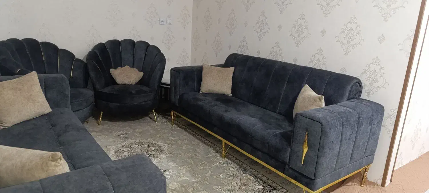 مبل چستر ۸ نفره|مبلمان خانگی و میز عسلی|اقبالیه, |دیوار