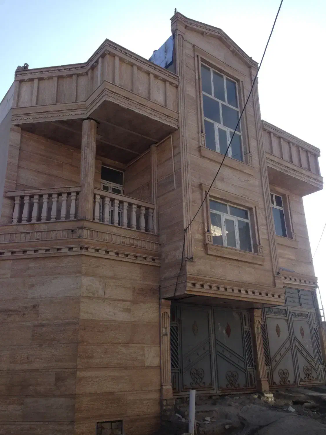 اجرای نمای ساختمان،سنگ و سرامیک|خدمات پیشه و مهارت|کنگاور, |دیوار