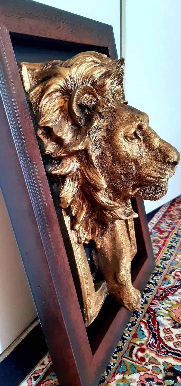 تابلو فروشی شیر طرح سه بعدی برجسته نفیس|تابلو، نقاشی، عکس|پردیس, فاز ۲|دیوار