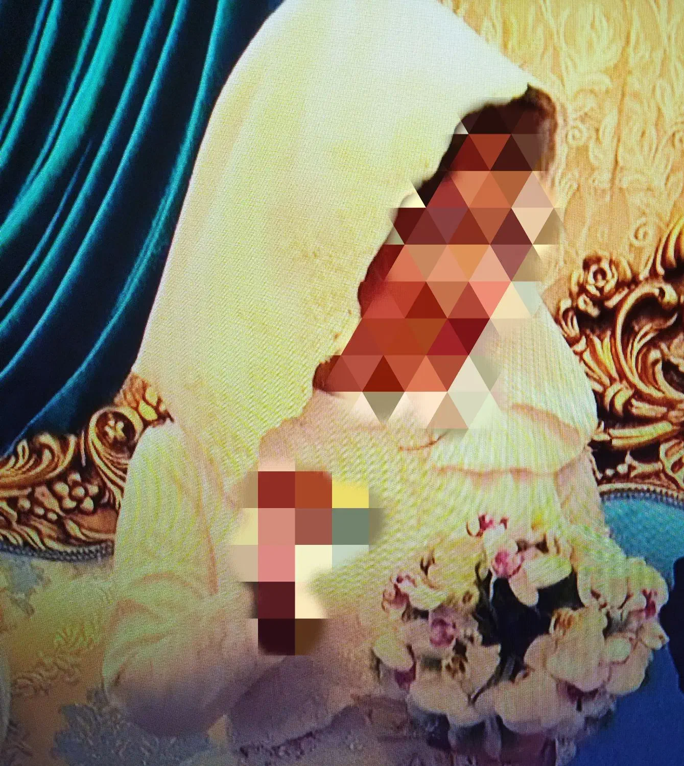 شنل کتی عروس|لباس|کاشان, شهرک خاتم الانبیا (مسکن ملی کاشان)|دیوار