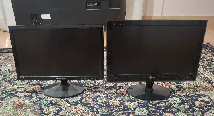 دو عدد مانیتور 19اینچ|قطعات و لوازم جانبی رایانه|مشهد, کوی المهدی|دیوار