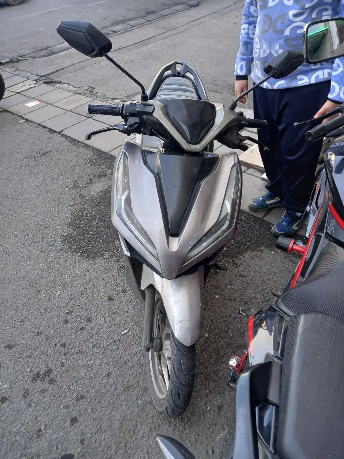 موتور کلیک نقره ای|موتورسیکلت|کرج, المهدی|دیوار